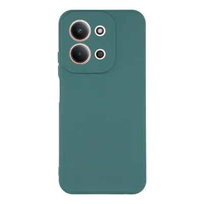 Phone Case For Xiaomi Redmi 15C 4G (EU) (173mm) / 15C 5G (EU) (173mm) / Poco C85 4G (173mm) Precise Cutouts Straight Edge TPU Shockproof Cover - Army Green