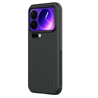NILLKIN Frosted Shield Pro for Xiaomi 17 Pro Magnetic Case PC + TPU Phone Cover - Black