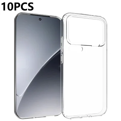 10Pcs  /  Pack For Xiaomi 17 Pro Max Case Watermark Free TPU Protective Clear Phone Cover