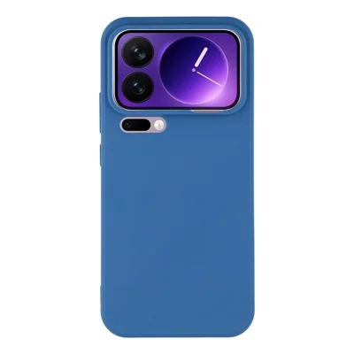 For Xiaomi 17 Pro Case Precise Cutouts Straight Edge TPU Shockproof Phone Cover - Sapphire