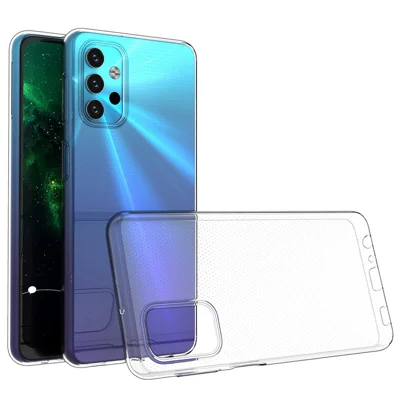 For Samsung Galaxy A32 4G (EU Version) Anti-Drop Transparent Soft TPU Phone Case Ultra Thin Anti-Scratch Back Cover