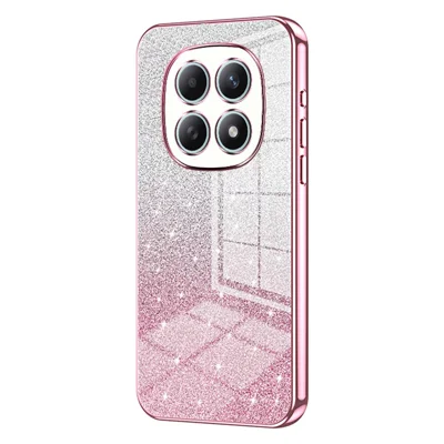 For Xiaomi Poco M8 5G / Redmi Note 15 5G (Global) Case Electroplating Gradient Glitter TPU Phone Cover - Pink