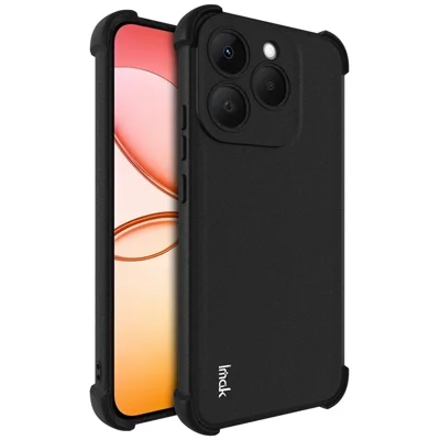 IMAK For Realme 15T 5G Case TPU Phone Cover Airbag Shockproof Protection - Matte Black