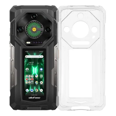 For Ulefone Armor 33 Pro Case Blød TPU Drogbeskyttelsesdæksel til Telefon - Transparent