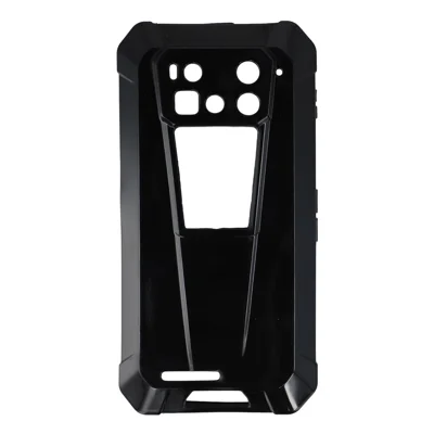 Funda para teléfono Unihertz 8849 Tank 4 Pro, protección contra caídas de TPU suave, cubierta de teléfono - Negro
