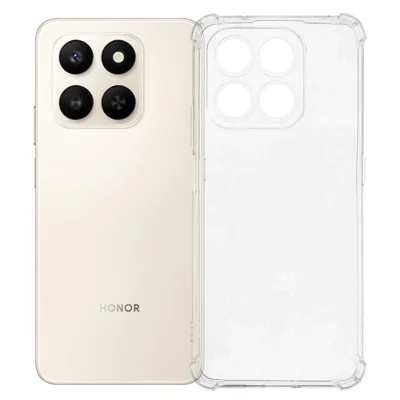 For Honor X7b 4G  /  400 Smart 5G Phone Case Reinforced Four Corner Anti-Drop Clear TPU Phone Cover
