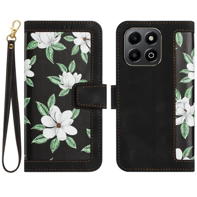 PEIYE Rilievo Cover per Honor 400 Pro, Custodia Libro Flip in PU Pelle