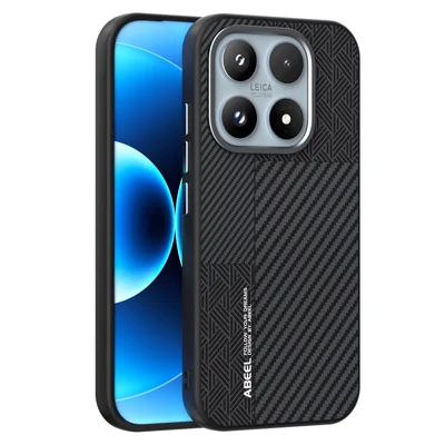 ABEEL Custodia Magnetica per Xiaomi 17 in PC + TPU + Lega di Alluminio + Pelle PU - Texture 3
