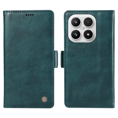 YIKATU For Xiaomi 17 Case  YK-007 Litchi Texture PU Leather Wallet Phone Cover - Blue