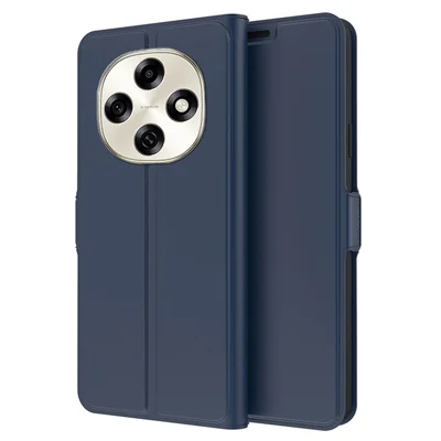 For Oppo F31 Pro 5G Case Shockproof TPU Inner Shell Leather Phone Cover Card Slot - Blue