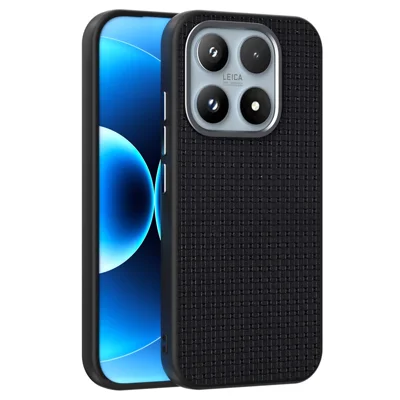 ABEEL Per Xiaomi 17 Custodia Compatibile con MagSafe Copertura Posteriore Micro-Goffrata Texture - Nero
