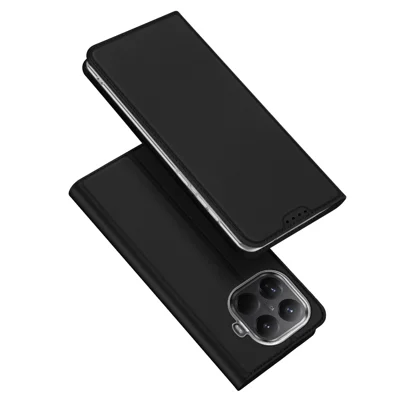 Til Xiaomi 15T Pro-taske DUX DUCIS Skin Pro-serie Lædertaske med stående funktion og kortlomme - Sort