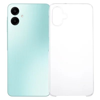 Für Samsung Galaxy A07 4G Hülle TPU-Rahmen Klare Acrylrückseite Handyhülle mit PET-Folie