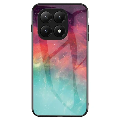 Funda para Xiaomi 15T Patrón de Cielo Estrellado Cubierta de Teléfono de Vidrio Templado - Color Cielo Estrellado