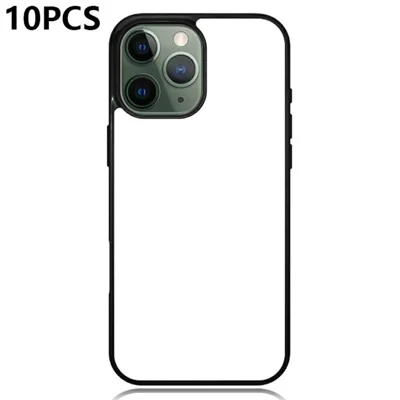 10Pcs / Pack For iPhone 11 Pro Case PC + TPU Phone Cover Support Heat Transfer Printing