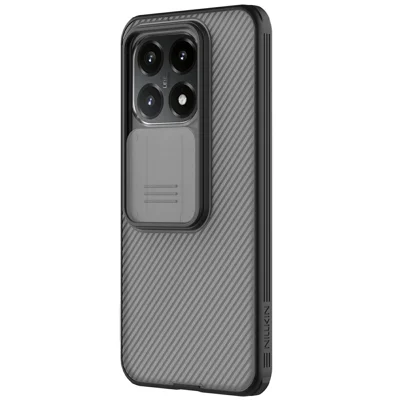 NILLKIN Camshield Pro Series For Xiaomi 15T Case TPU + PC Phone Cover with Camera Slider - Transparent Black