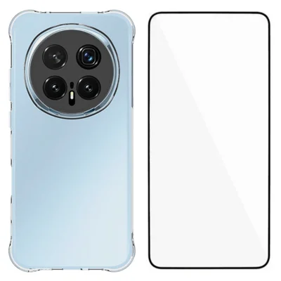 Capa 5G Pro Magic8 For Honor WANLONFENG WL Série 2.0mm TPU com Película de Vidro Temperado - Transparente