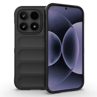 Cover per Xiaomi 17 Antiurto Morbido TPU Resistente Custodia Posteriore per Telefono - Nero