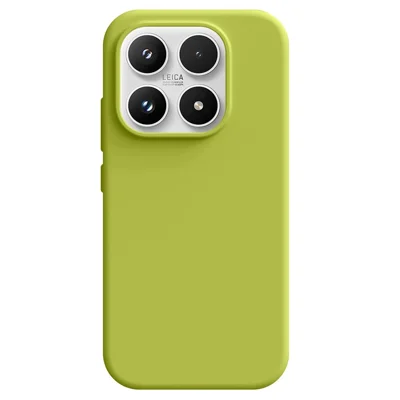 Custodia per Xiaomi 17 Pelle Liquida Siliconica + Copertura per Telefono PC - Verde