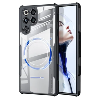 XUNDD voor ZTE nubia RedMagic 11 Pro 5G / RedMagic 11 Pro+ 5G hoesje Stootvast TPU + Acryl Transparant Achterkant Telefoonhoes