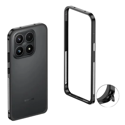 Металлический каркас для чехла Xiaomi 17 с отводом тепла - черный