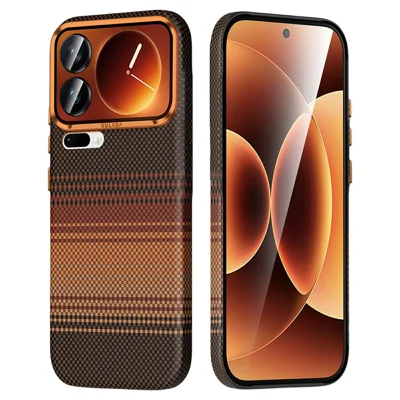 SULADA Für Xiaomi 17 Pro Magnetische Hülle Stoßfeste Harte PC-Rückabdeckung - Orange