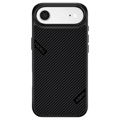 ABEEL CF-Lyocell Series Para Capa de iPhone Air Compatível com MagSafe Microfibra + PC + E-TPU Capa de Telefone - Nº 1