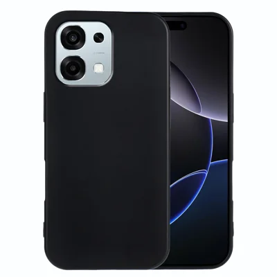 For Oppo A6 Pro 4G / Oppo F31 5G / Oppo A6 Pro 5G TPU Case Soft Matte Anti-fingerprint Phone Back Cover - Black