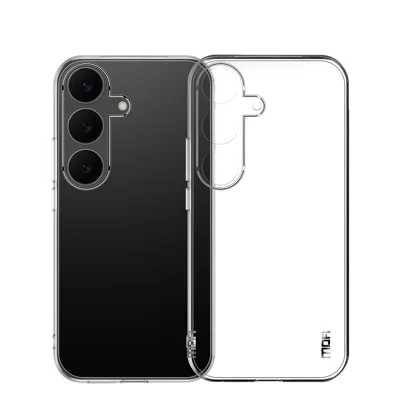Для Samsung Galaxy S25 FE Clear Phone Case MOFI Ultra-Thin TPU Phone Back Cover - Transparent