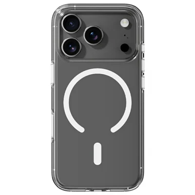 ROCK til iPhone 17 Pro Max gennemsigtig telefonbeskyttelse kompatibel med MagSafe PC + TPU telefoncover