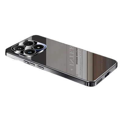 Custodia Xiaomi 17 Copertura posteriore del telefono in PC con protezione per obiettivo della fotocamera - Nero