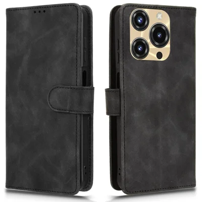 Étui Portefeuille Flip Cover Pour Oukitel C15 Pro - Design Fleurs En Cuir Artificiel