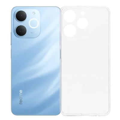 Phone Back Cover For Realme C71 4G (India)  /  Note 70 4G  /  Note 70T 4G  /  Narzo 80 Lite 4G Ultra Thin Flexible TPU Clear Case