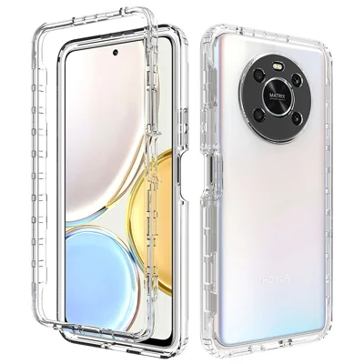 XINMEI Cover Protettiva per Honor Magic4 Lite 5G(Magic 4 Lite 4G) Case, retrò Cellulare Custodia Libro Antiurto in Flip Pelle PU/TPU, Portafoglio Flip Magnetica, Nero