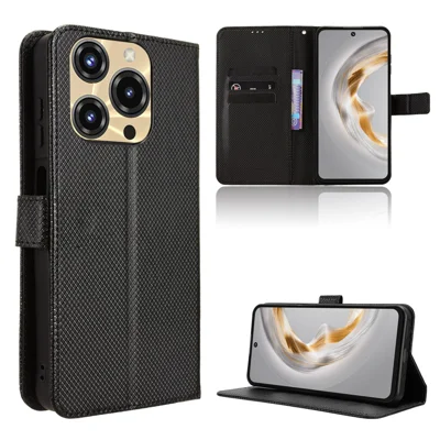 Premium Etui Oukitel C17 Pro Housse Protection Étui à Rabat Classique Portefeuille Housse Bleu