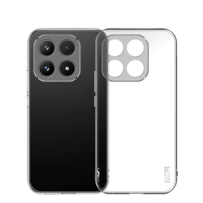 MOFI For Xiaomi 17 Clear Phone Case Ultra-Thin TPU Phone Back Cover - Transparent