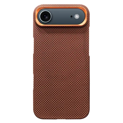 For iPhone Air Magnetic Case Aramid Fiber Phone Cover with Metal Lens Frame