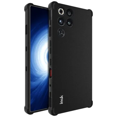 IMAK voor ZTE nubia RedMagic 11 Pro 5G / 11 Pro+ 5G hoesje TPU telefoonhoes Airbag schokbestendig - Mat zwart