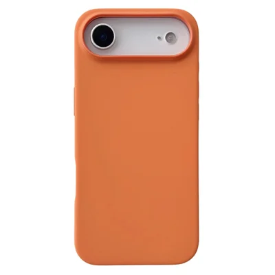 For iPhone Air Compatible with MagSafe Liquid Silicone Phone Back Cover (No Logo) - Orange