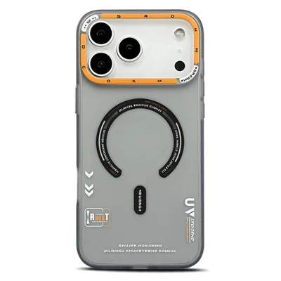 PAIKA M1 Serie voor iPhone 17 Pro hoes compatibel met MagSafe Matte PC + TPU telefoonhoes - Titanium grijs