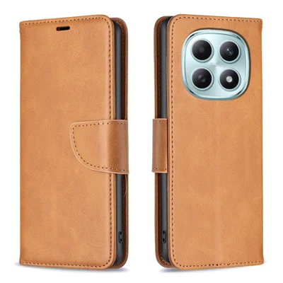 Voor Xiaomi Redmi Note 15 Pro 5G Hoesje Stootvast PU Leren Cover met Portemonnee en Kaartslots - Geel