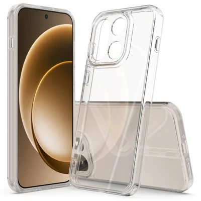 Étui de téléphone transparent 5G OnePlus 15 - Étui de protection en TPU + acrylique antichoc - Transparent