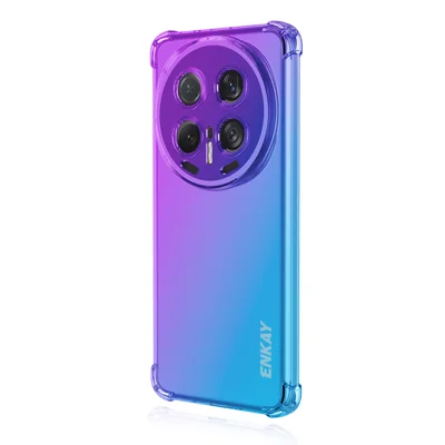 Для чести Magic8 Pro 5G TPU Case ENKAY Усиленная четырехугольная защита от падения Чехол для телефона - Фиолетовый / Синий