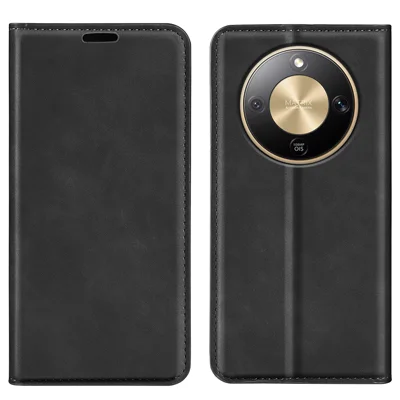 Cover Custodia in Pelle Touch per Honor X9d 5G - Nero