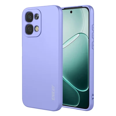 För Oppo A6 Pro 4G / Oppo A6 Pro 5G / Oppo F31 5G Silikonfodral ENKAY HAT PRINCE Raka Kant Mobiltelefon Bakomhölje - Lila