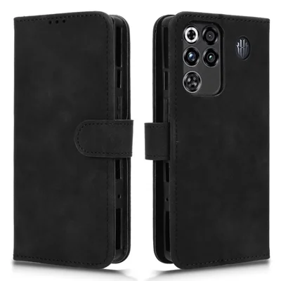 Capa de Couro para ZTE nubia RedMagic 11 Pro 5G - Preta
