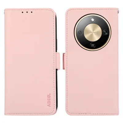 ABEEL til Honor X9d 5G / Magic8 Lite 5G Taske i Læder med RFID-blokerende Wallet - Pink