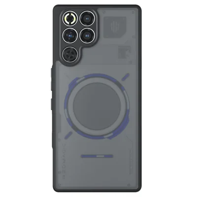 Capa ZTE ZTE nubia RedMagic 11 Pro 5G, Toque TPU + Capa de Telefone Mate PC, Preto Transparente