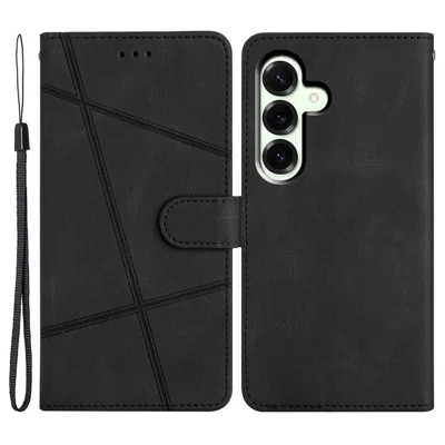 Fodral för Samsung Galaxy A27 Crazy Horse-structurad PU-läder Wallet Ställfodral för Telefon - Svart