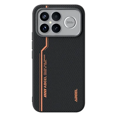 ABEEL For Xiaomi Redmi K90 Pro Max 5G / Poco F8 Ultra Magnetic Case Micro-Embossing 6D Printed PC TPU Aluminum Alloy Leather Phone Cover - Outstanding No. 2